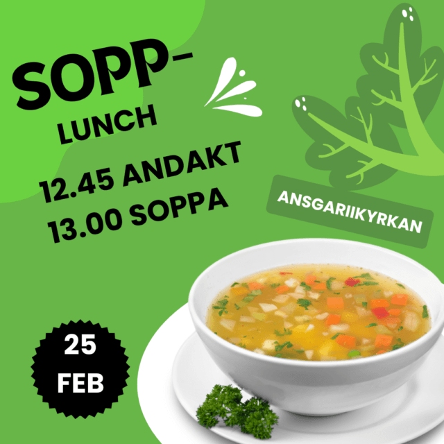 Välkommen till Sopplunch